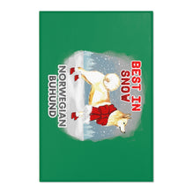 Load image into Gallery viewer, Norwegian Buhund Best In Snow Area Rug