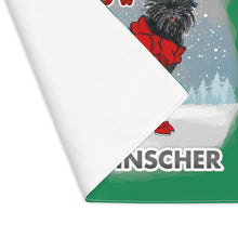 Load image into Gallery viewer, Affenpinscher Best In Snow Placemat