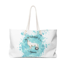 Load image into Gallery viewer, Great Pyrenees Pet Fashionista Weekender Bag