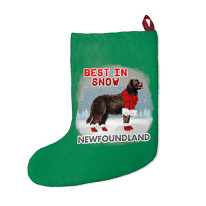 Newfoundland Best In Snow Christmas Stockings