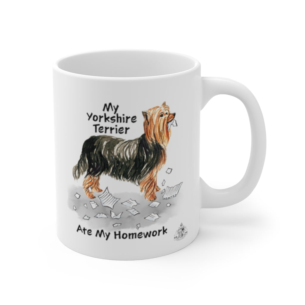 My Yorkshire Terrier Ate My Homework Mug