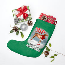 Load image into Gallery viewer, Redbone Coonhound Best In Snow Christmas Stockings