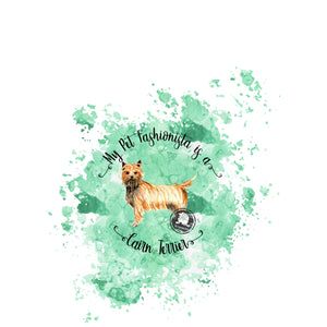 Cairn Terrier Pet Fashionista Duvet Cover