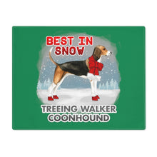 Load image into Gallery viewer, Treeing Walker Coonhound Best In Snow Placemat
