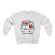 Load image into Gallery viewer, Clumber Spaniel Best In Snow Heavy Blend™ Crewneck Sweatshirt