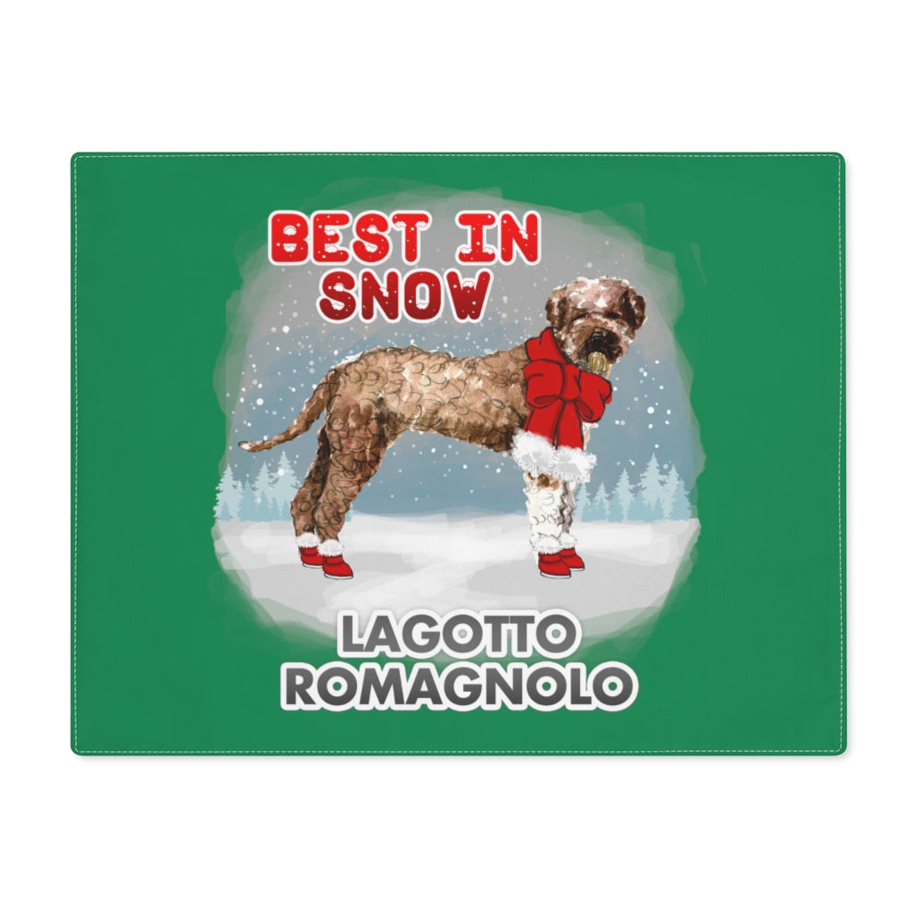Lagotto Ramagnolo Best In Snow Placemat
