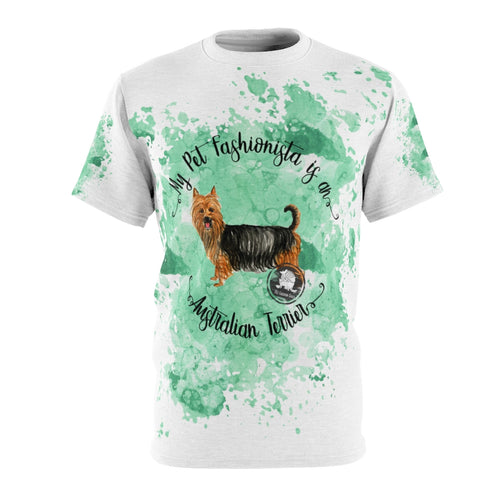 Australian Terrier Pet Fashionista All Over Print Shirt