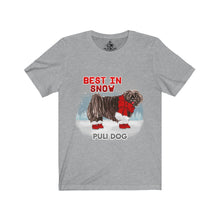 Load image into Gallery viewer, Puli Best In Snow Unisex Jersey Short Sleeve Tee