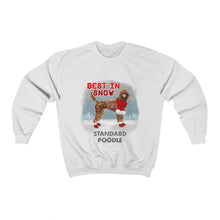 Load image into Gallery viewer, Standard Poodle Best In Snow Heavy Blend™ Crewneck Sweatshirt