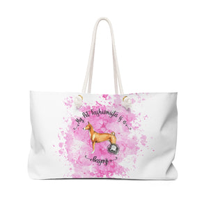 Basenji Pet Fashionista Weekender Bag