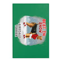 Load image into Gallery viewer, Airedale Terrier Best In Snow Area Rug