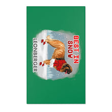 Load image into Gallery viewer, Leonberger Best In Snow Area Rug