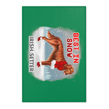 Load image into Gallery viewer, Irish Setter Best In Snow Area Rug