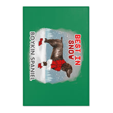 Load image into Gallery viewer, Boykin Spaniel Best In Snow Area Rug