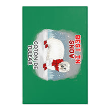 Load image into Gallery viewer, Coton De Tulear Best In Snow Area Rug