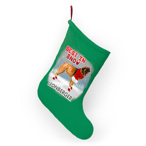 Leonberger Best In Snow Christmas Stockings