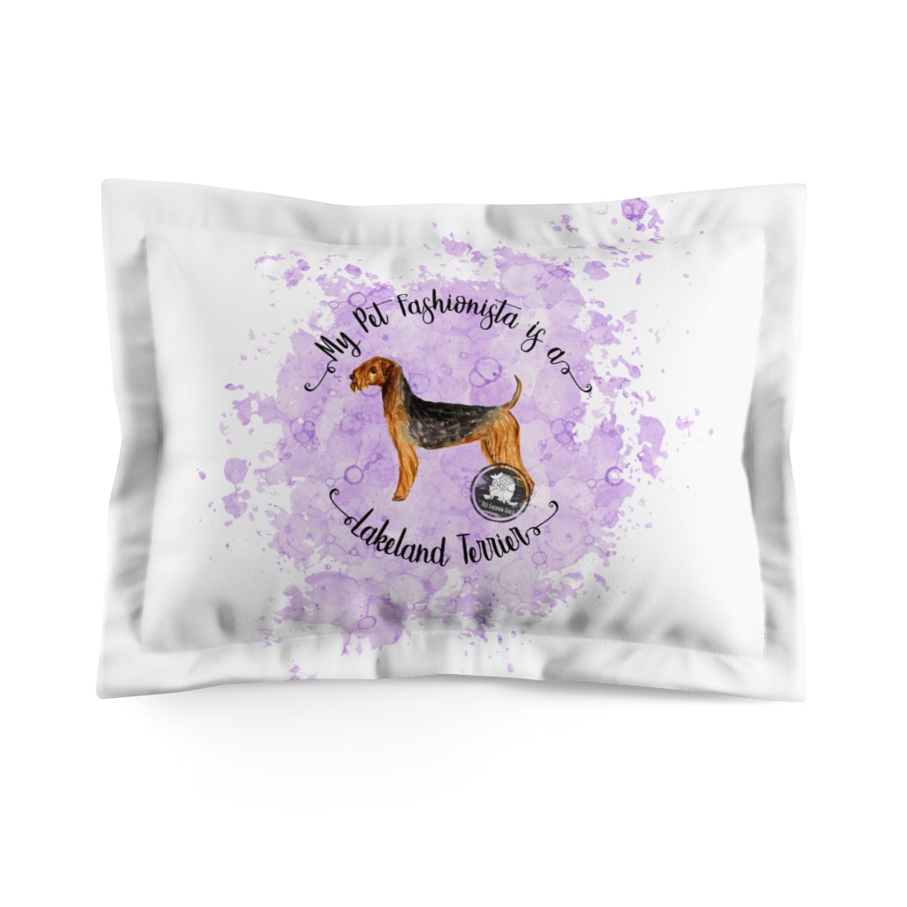 Lakeland Terrier Pet Fashionista Pillow Sham