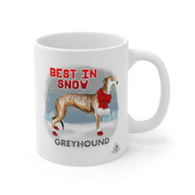 Load image into Gallery viewer, Greyhound Best In Snow Mug