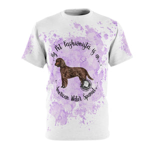 American Water Spaniel Pet Fashionista All Over Print Shirt