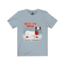 Load image into Gallery viewer, Skye Terrier Best In Snow Unisex Jersey Short Sleeve Tee