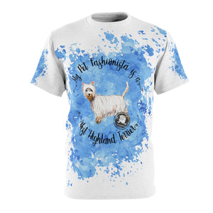 West Highland White Terrier Pet Fashionista All Over Print Shirt