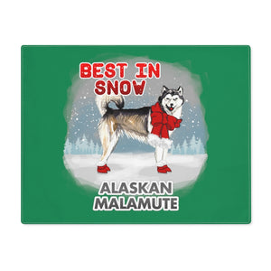 Alaskan Malamute Best In Snow Placemat