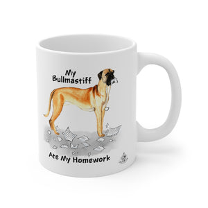 My Bullmastiff Ate My Homework Mug