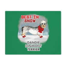 Load image into Gallery viewer, Dandie Dinmont Terrier Best In Snow Placemat