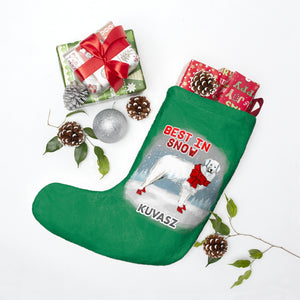 Kuvasz Best In Snow Christmas Stockings