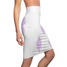 Load image into Gallery viewer, Light Purple Splash Pet Fashionista Pencil Skirt