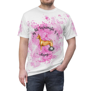 Basenji Pet Fashionista All Over Print Shirt