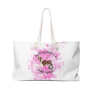 English Springer Spaniel Pet Fashionista Weekender Bag