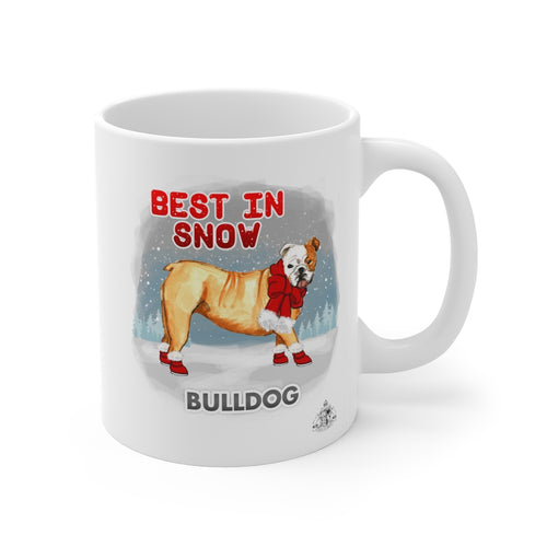 Bulldog Best In Snow Mug