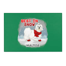 Load image into Gallery viewer, Maltese Best In Snow Area Rug