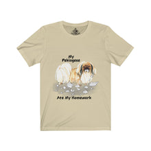 Load image into Gallery viewer, My Pekingese Ate My Homework Unisex Jersey Short Sleeve Tee
