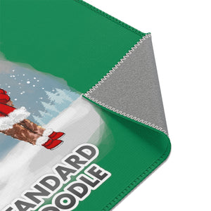 Standard Poodle Best In Snow Area Rug