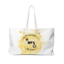 Load image into Gallery viewer, Rat Terrier Pet Fashionista Weekender Bag