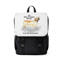 Load image into Gallery viewer, My Glen  of Imaal Terrier Ate My Homework Backpack