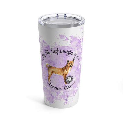 Canaan Dog Fashionista Tumbler