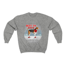 Load image into Gallery viewer, American Foxhound Best In Snow Heavy Blend™ Crewneck Sweatshirt