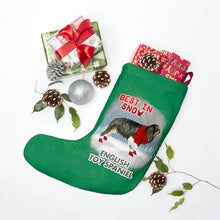 Load image into Gallery viewer, English Toy Spaniel Best In Snow Christmas Stockings