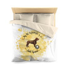 Load image into Gallery viewer, Field Spaniel Pet Fashionista Duvet Cover