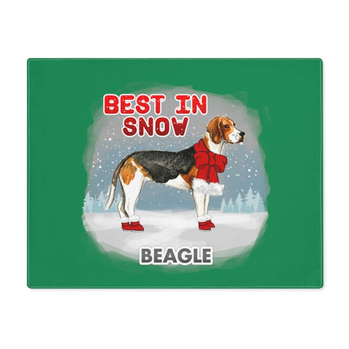Beagle Best In Snow Placemat