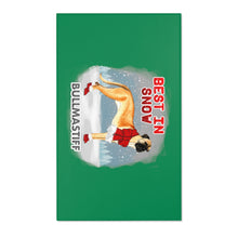 Load image into Gallery viewer, Bullmastiff Best In Snow Area Rug