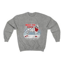 Load image into Gallery viewer, Dalmation Best In Snow Heavy Blend™ Crewneck Sweatshirt