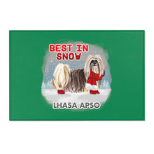 Load image into Gallery viewer, Lhasa Apso Best In Snow Area Rug