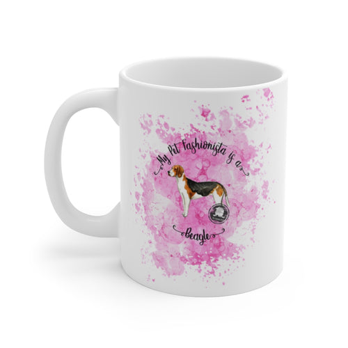 Beagle Pet Fashionista Mug