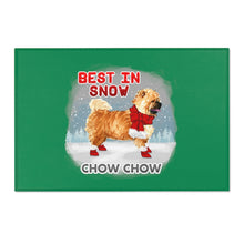 Load image into Gallery viewer, Chow Chow Best In Snow Area Rug