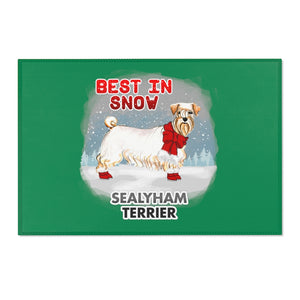 Sealyham Terrier Best In Snow Area Rug