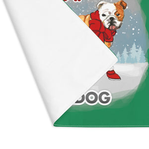 Bulldog Best In Snow Placemat